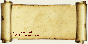 Miljana Budimir vizit kartica